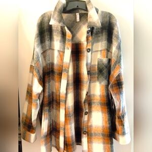 ZENANA PLAID SHACKET 💜